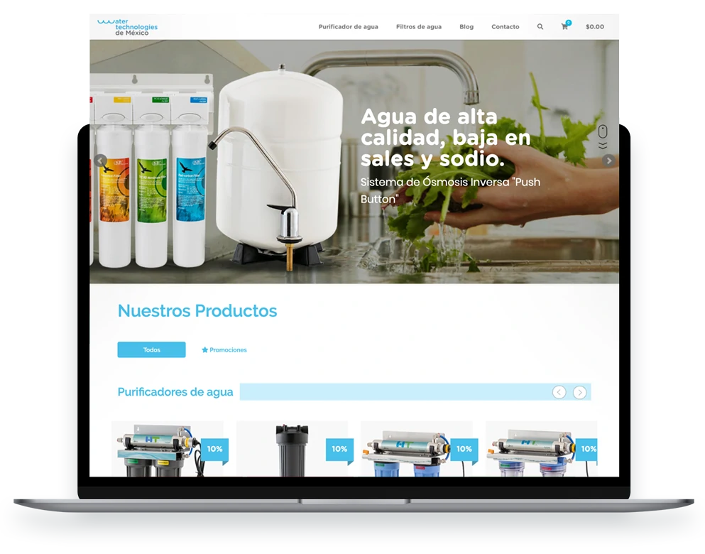 Water Technologies Ecommerce